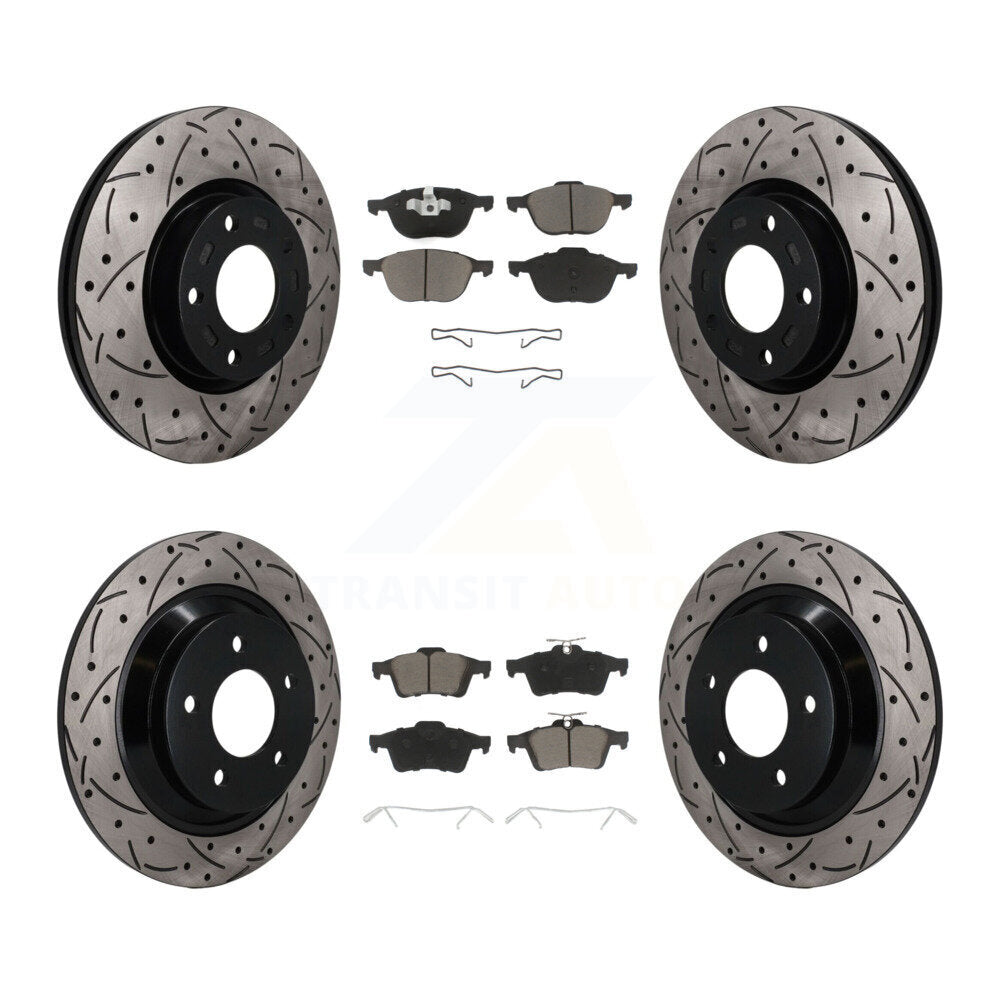 Transit Auto KDC-101673 Disc Brake Kit for 2006-2017 Mazda 5 - Front and Rear product image