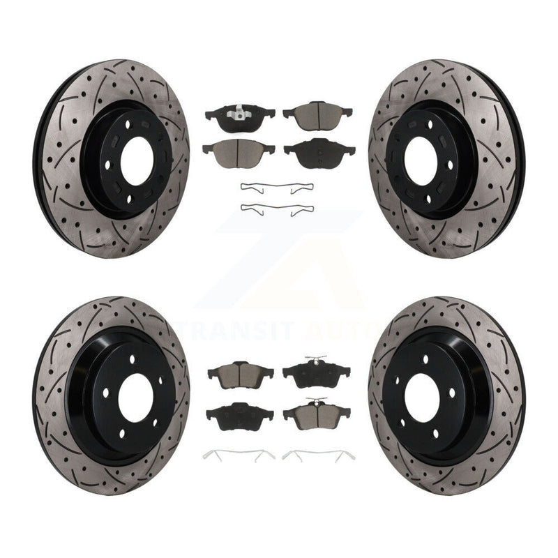 Transit Auto KDC-101673 Disc Brake Kit for 2006-2017 Mazda 5 - Front and Rear product image
