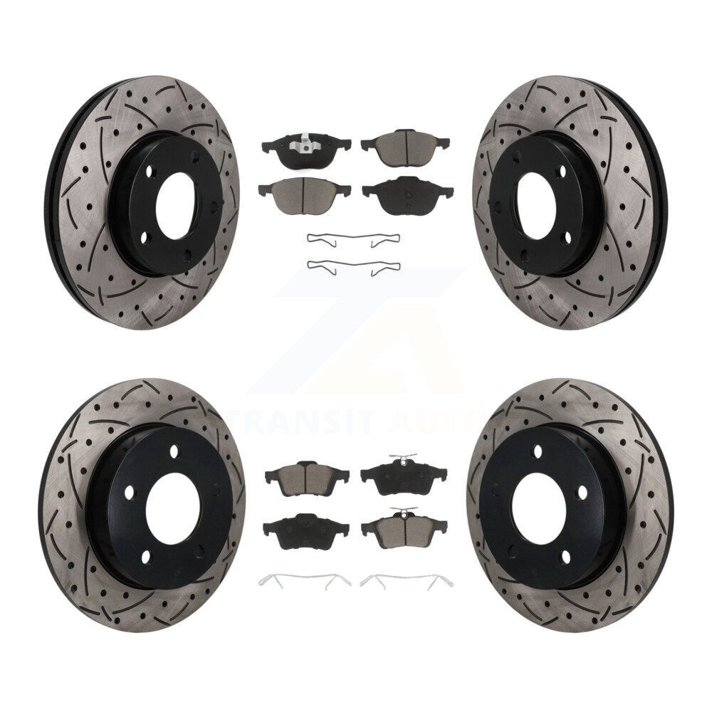 Transit Auto KDC-101674 Disc Brake Kit for 2006-2013 Mazda 3 Sport, Mazda 3 - Front and Rear product image