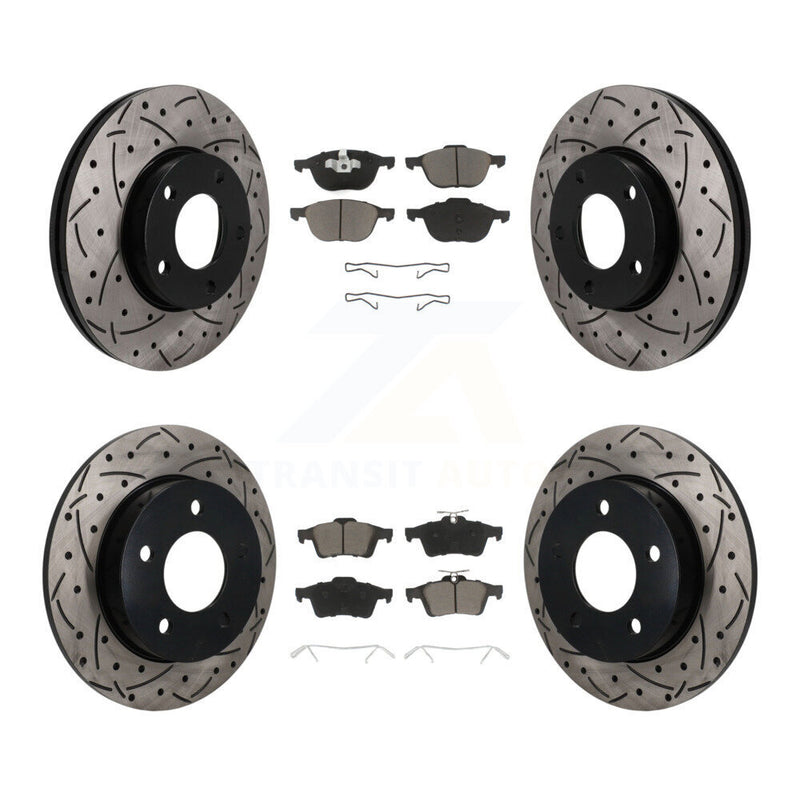 Transit Auto KDC-101674 Disc Brake Kit for 2006-2013 Mazda 3 Sport, Mazda 3 - Front and Rear product image