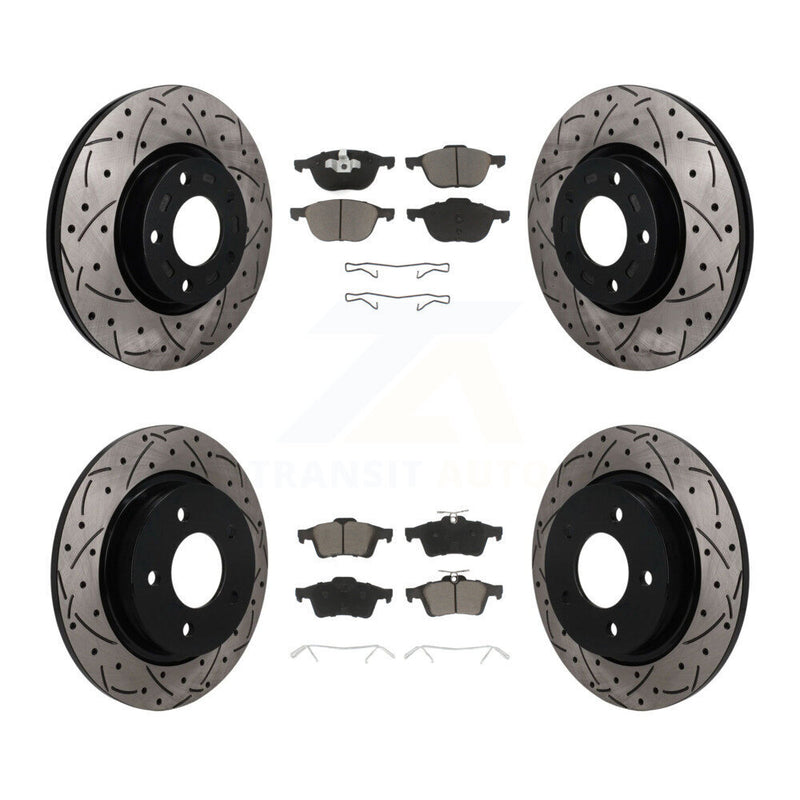 Transit Auto KDC-101675 Disc Brake Kit for 2004-2013 Mazda 3 Sport, Mazda 3 - Front and Rear product image