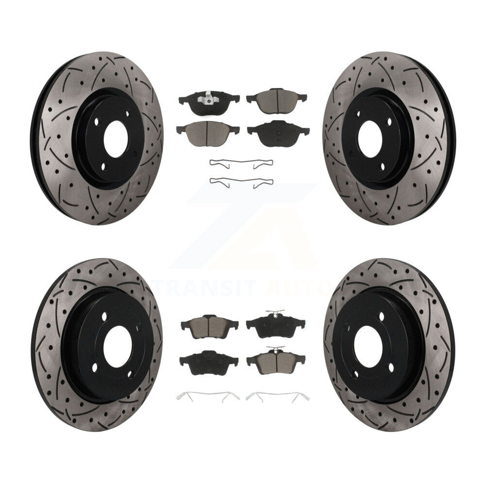 Transit Auto KDC-101676 Disc Brake Kit for 2018-2022 Ford EcoSport - Front and Rear product image