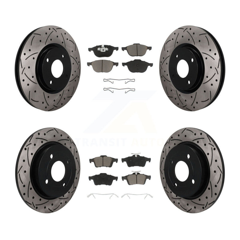 Transit Auto KDC-101676 Disc Brake Kit for 2018-2022 Ford EcoSport - Front and Rear product image