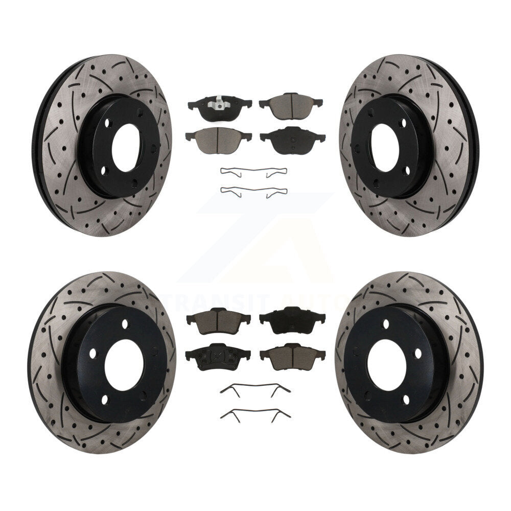 Transit Auto KDC-101677 Disc Brake Kit for 2004-2005 Mazda 3 - Front and Rear product image