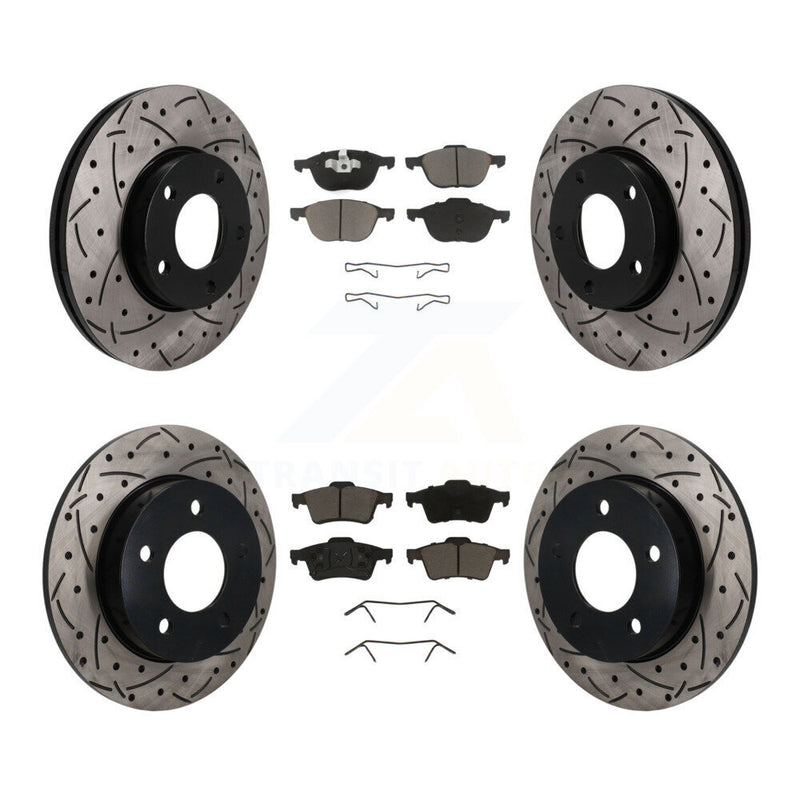 Transit Auto KDC-101677 Disc Brake Kit for 2004-2005 Mazda 3 - Front and Rear product image