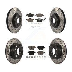 Transit Auto KDC-101680 Disc Brake Kit for 2017-2018 Volkswagen Jetta - Front and Rear product image