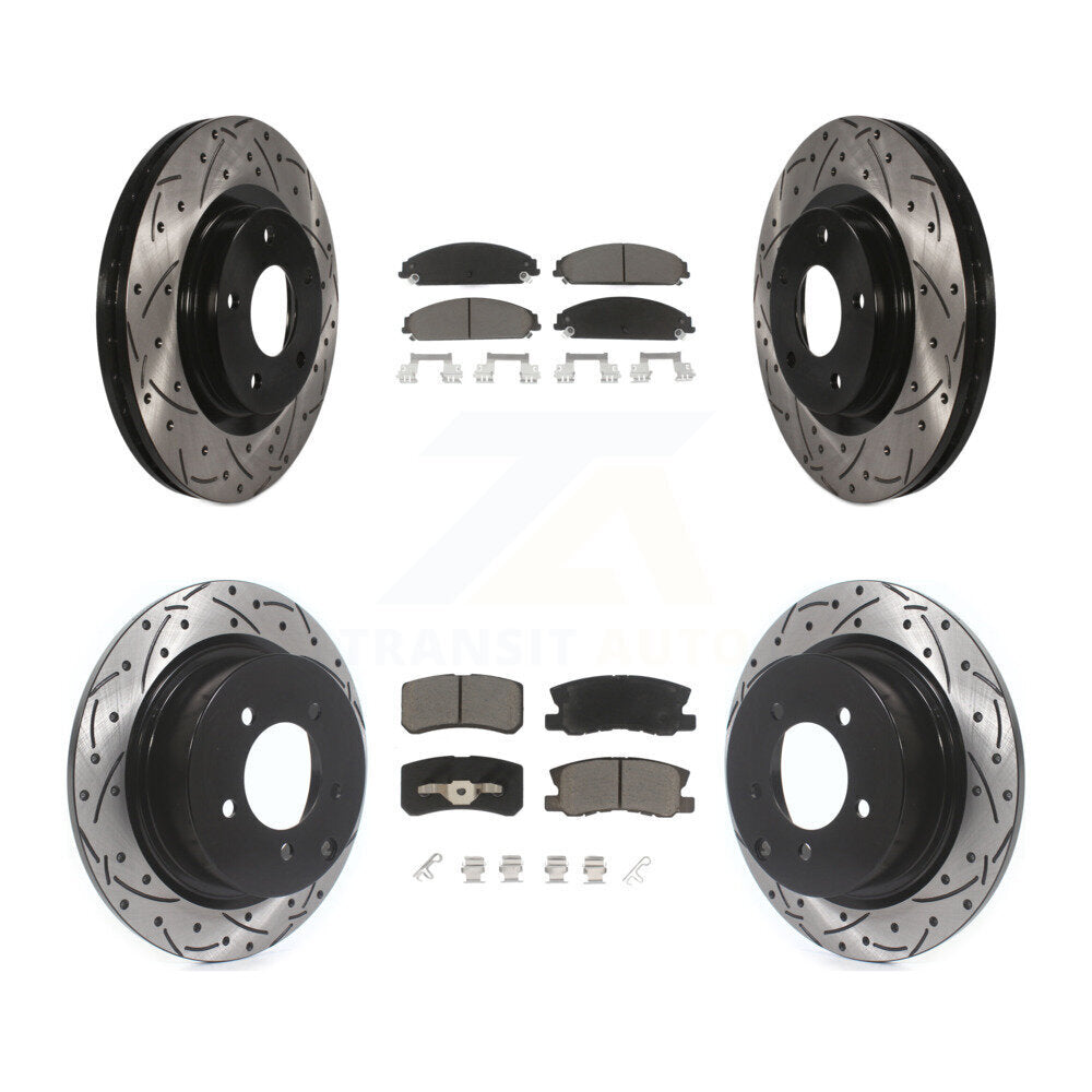 Transit Auto KDC-101681 Disc Brake Kit for 2008-2009 Dodge Caliber - Front and Rear product image