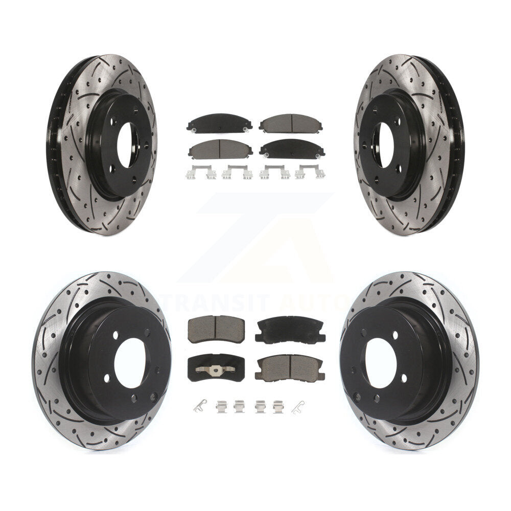 Transit Auto KDC-101682 Disc Brake Kit for 2008-2009 Dodge Caliber - Front and Rear product image