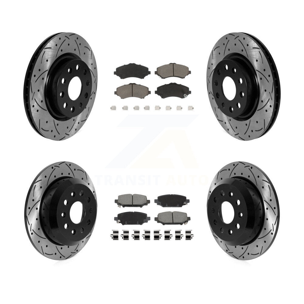 Transit Auto KDC-101683 Disc Brake Kit for 2018-2020 Jeep Wrangler - Front and Rear product image
