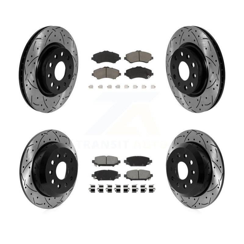 Transit Auto KDC-101683 Disc Brake Kit for 2018-2020 Jeep Wrangler - Front and Rear product image