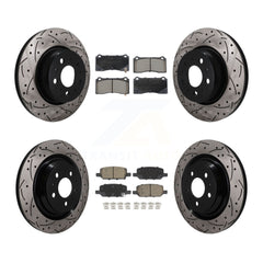 Transit Auto KDC-101684 Disc Brake Kit for 2017-2022 Tesla 3 - Front and Rear product image