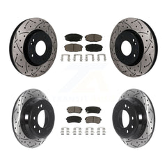 Transit Auto KDC-101685 Disc Brake Kit for 2009-2012 Hyundai Elantra - Front and Rear product image