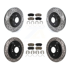 Transit Auto KDC-101686 Disc Brake Kit for 2018-2024 Hyundai Kona, Kia Seltos - Front and Rear product image