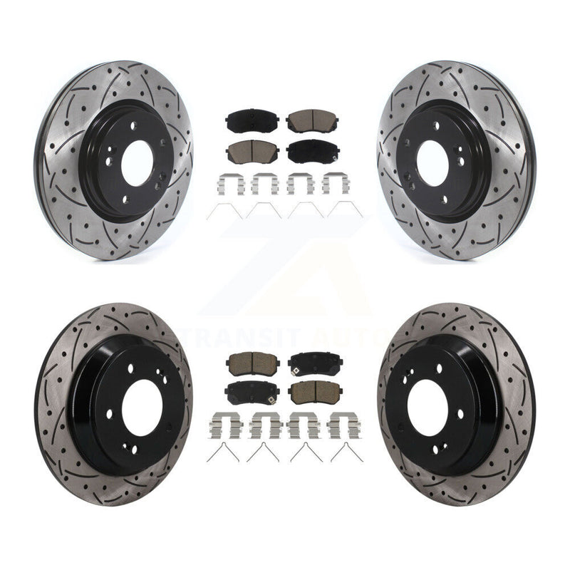 Transit Auto KDC-101687 Disc Brake Kit for 2018-2021 Hyundai Kona - Front and Rear product image