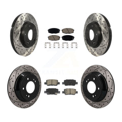 Transit Auto KDC-101688 Disc Brake Kit for 2021-2024 Kia Seltos - Front and Rear product image