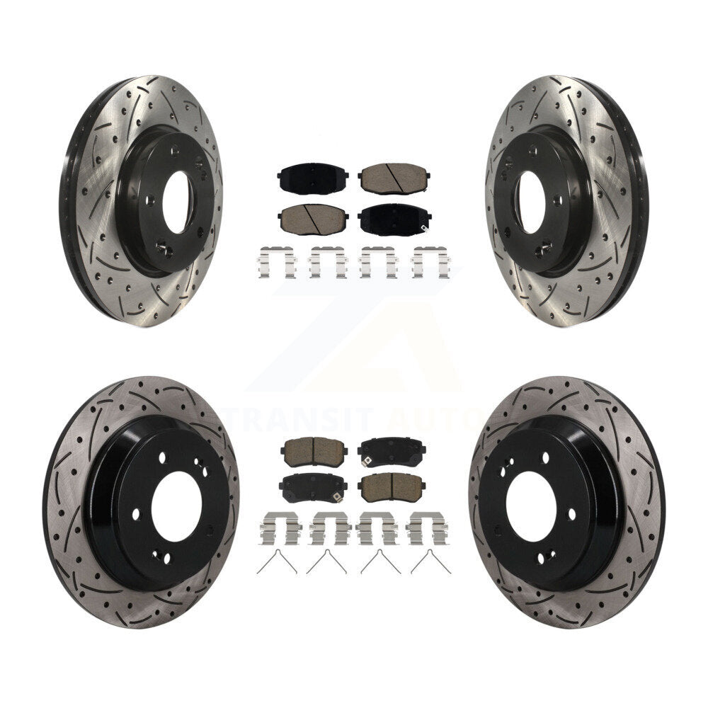 Transit Auto KDC-101690 Disc Brake Kit for 2022 Hyundai Kona - Front and Rear product image