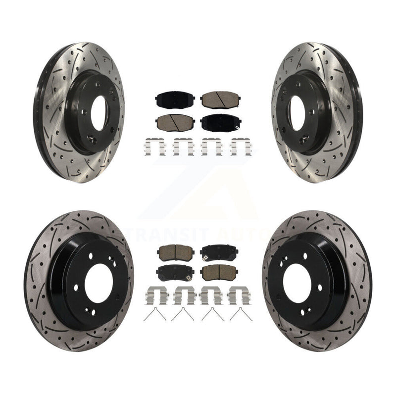 Transit Auto KDC-101690 Disc Brake Kit for 2022 Hyundai Kona - Front and Rear product image