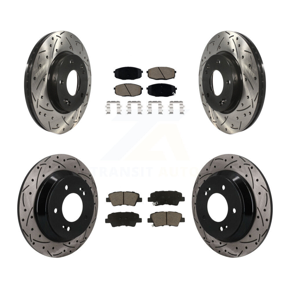 Transit Auto KDC-101691 Disc Brake Kit for 2022 Hyundai Kona - Front and Rear product image