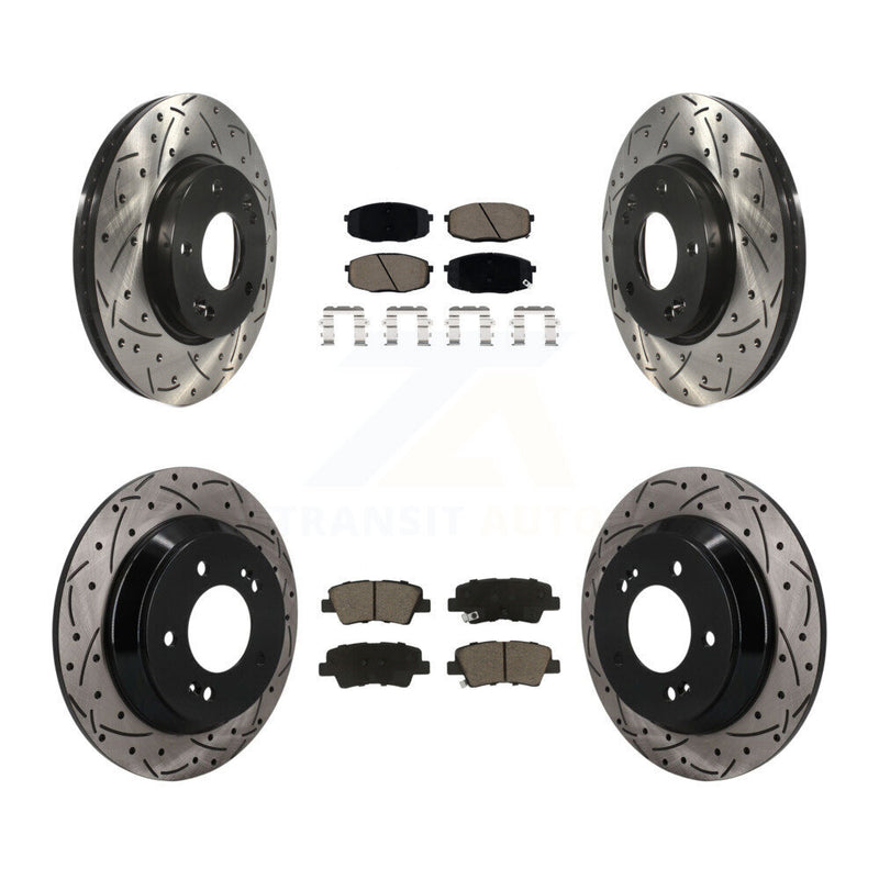 Transit Auto KDC-101691 Disc Brake Kit for 2022 Hyundai Kona - Front and Rear product image