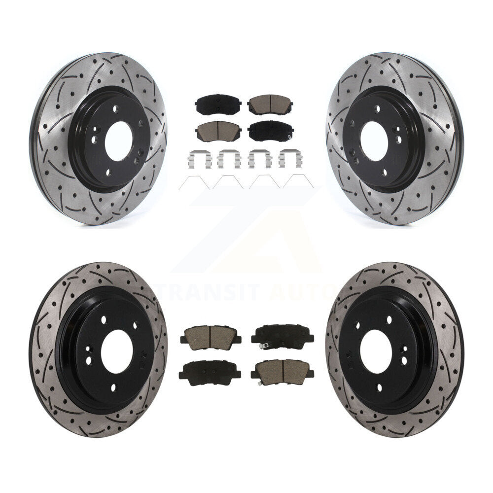 Transit Auto KDC-101692 Disc Brake Kit for 2022-2023 Hyundai Kona - Front and Rear product image
