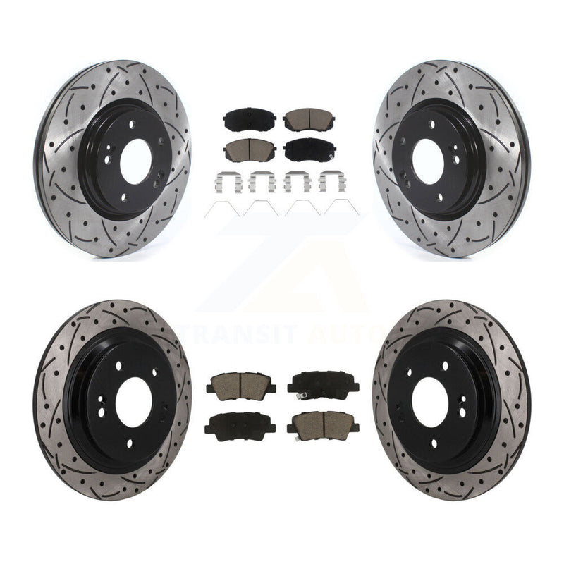 Transit Auto KDC-101692 Disc Brake Kit for 2022-2023 Hyundai Kona - Front and Rear product image