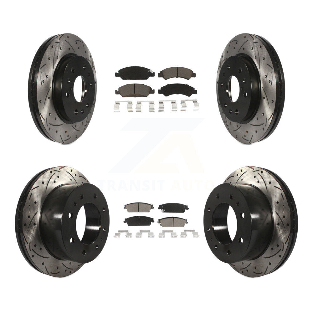 Transit Auto KDC-101693 Disc Brake Kit for 2011 Chevrolet Silverado 1500 - Front and Rear product image