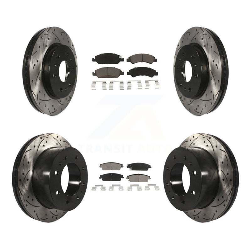 Transit Auto KDC-101693 Disc Brake Kit for 2011 Chevrolet Silverado 1500 - Front and Rear product image
