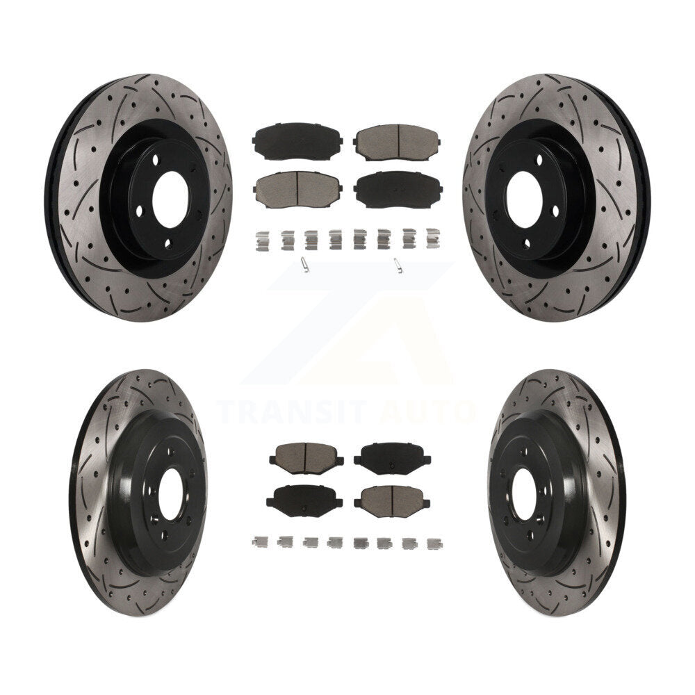 Transit Auto KDC-101694 Disc Brake Kit for 2011-2015 Ford Edge, Lincoln MKX - Front and Rear product image