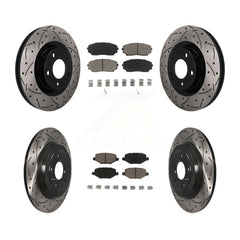 Transit Auto KDC-101694 Disc Brake Kit for 2011-2015 Ford Edge, Lincoln MKX - Front and Rear product image