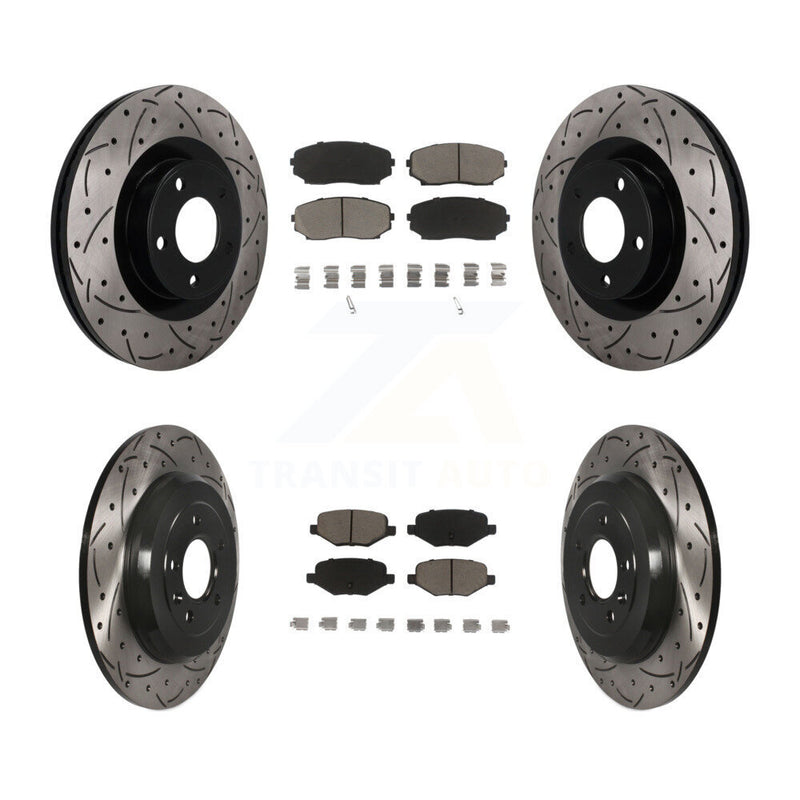Transit Auto KDC-101694 Disc Brake Kit for 2011-2015 Ford Edge, Lincoln MKX - Front and Rear product image