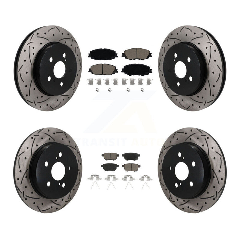 Transit Auto KDC-101699 Disc Brake Kit for 2019 Toyota Corolla - Front and Rear product image
