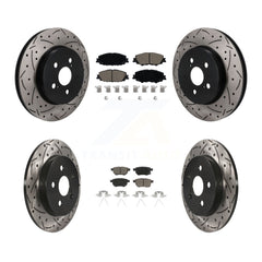 Transit Auto KDC-101702 Disc Brake Kit for 2020-2022 Toyota Corolla, Toyota Prius Prime - Front and Rear product image