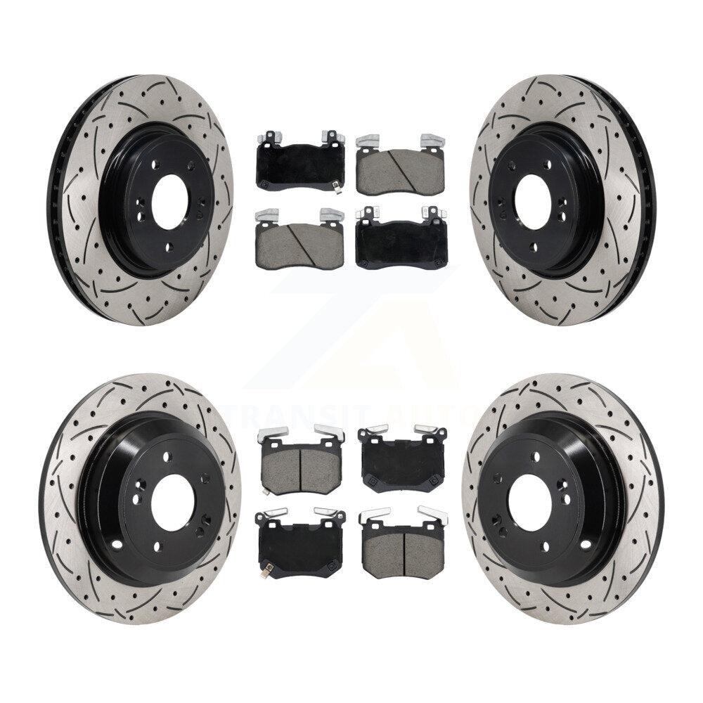 Transit Auto KDC-101704 Disc Brake Kit for 2023 Genesis G70 - Front and Rear product image