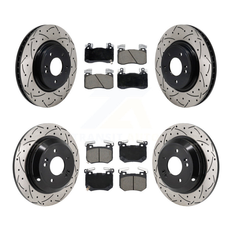 Transit Auto KDC-101704 Disc Brake Kit for 2023 Genesis G70 - Front and Rear product image