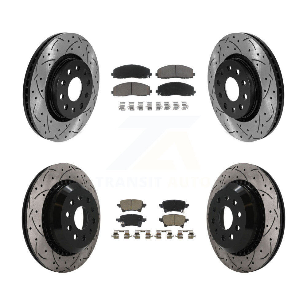 Transit Auto KDC-101705 Disc Brake Kit for 2020-2023 Jeep Gladiator - Front and Rear product image