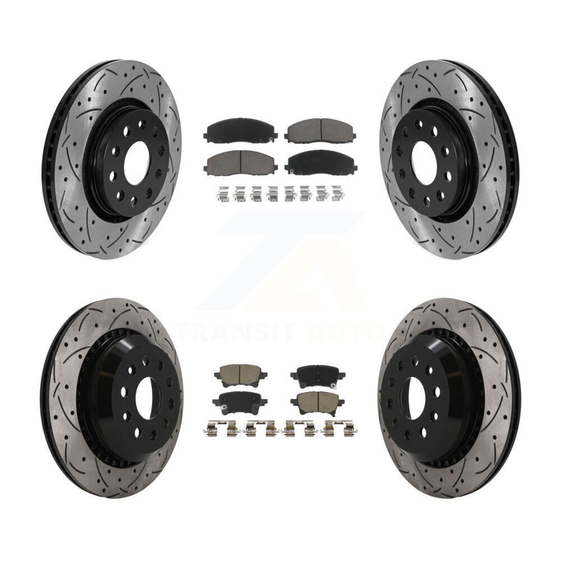 Transit Auto KDC-101705 Disc Brake Kit for 2020-2023 Jeep Gladiator - Front and Rear product image