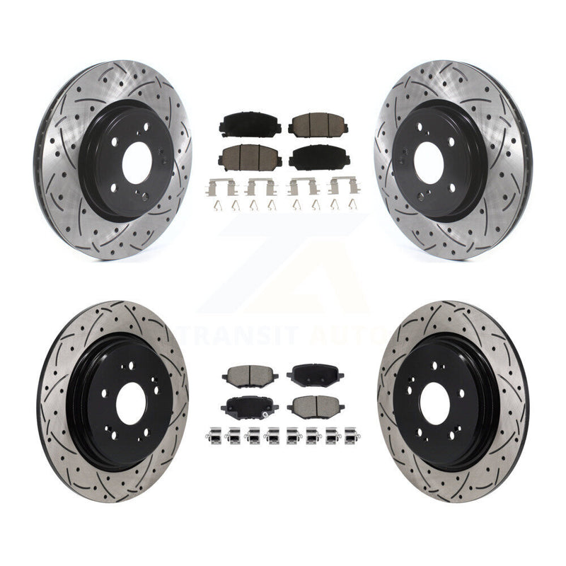 Transit Auto KDC-101706 Disc Brake Kit for 2023 Honda HR-V - Front and Rear product image