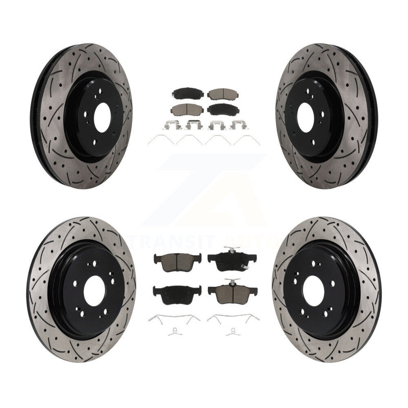 Transit Auto KDC-101707 Disc Brake Kit for 2019-2021 Acura RDX - Front and Rear product image