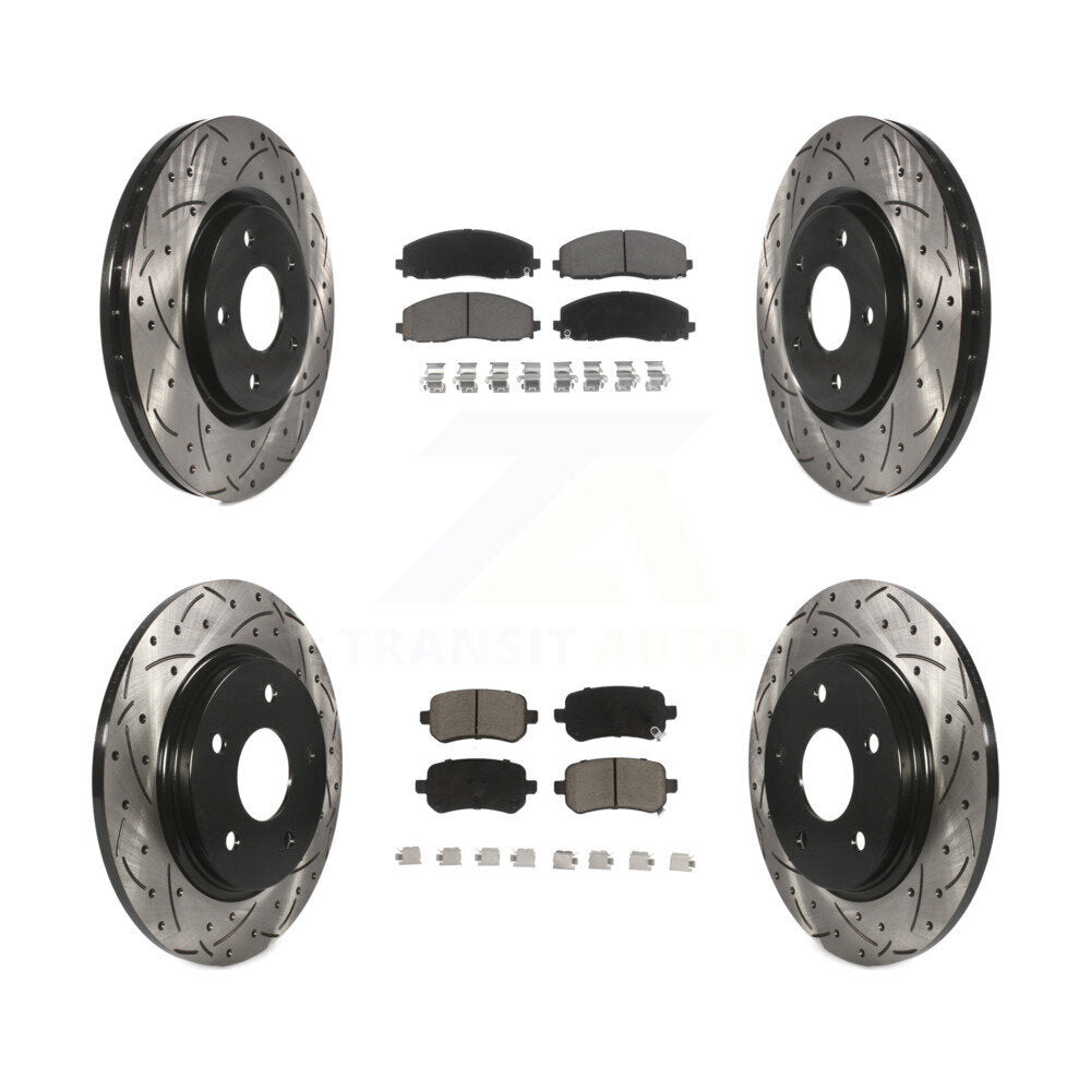 Transit Auto KDC-101711 Disc Brake Kit for 2009-2011 Volkswagen Routan - Front and Rear product image