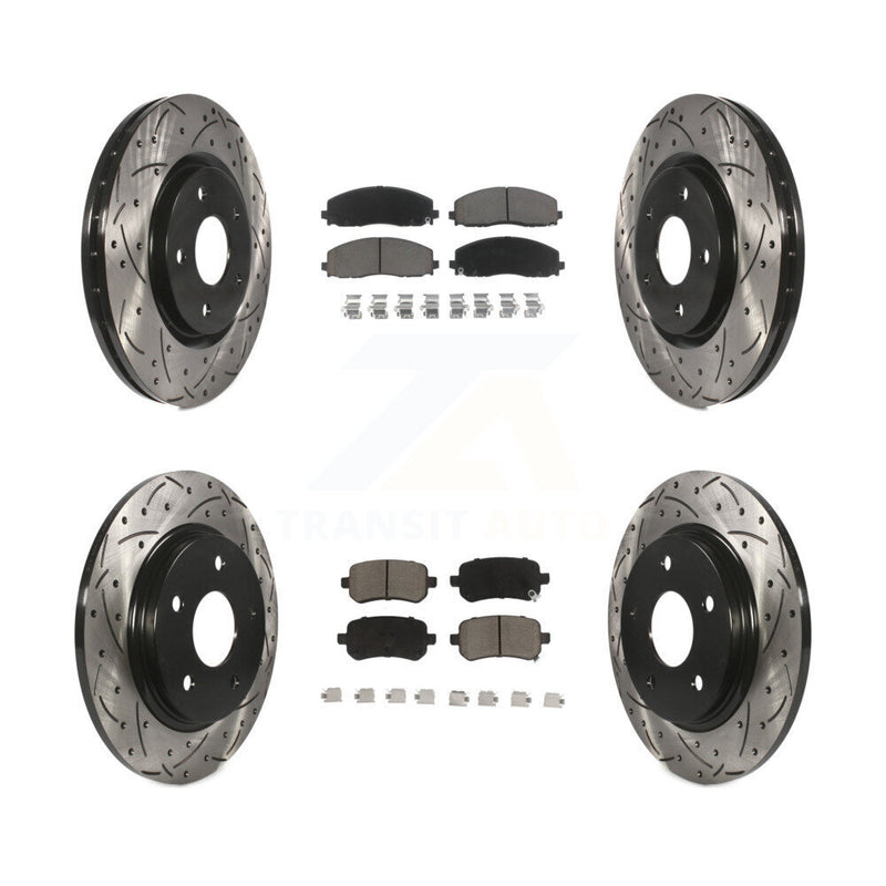 Transit Auto KDC-101711 Disc Brake Kit for 2009-2011 Volkswagen Routan - Front and Rear product image