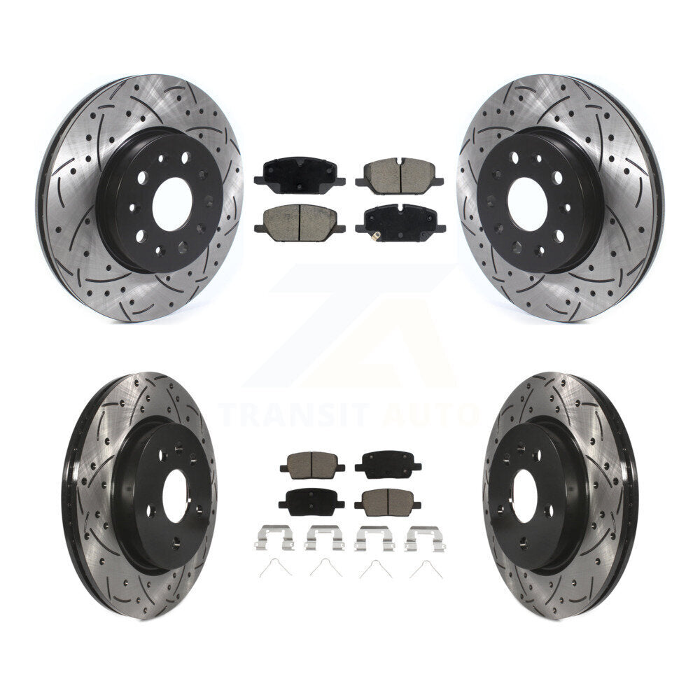 Transit Auto KDC-101712 Disc Brake Kit for 2021-2022 Chevrolet Camaro - Front and Rear product image