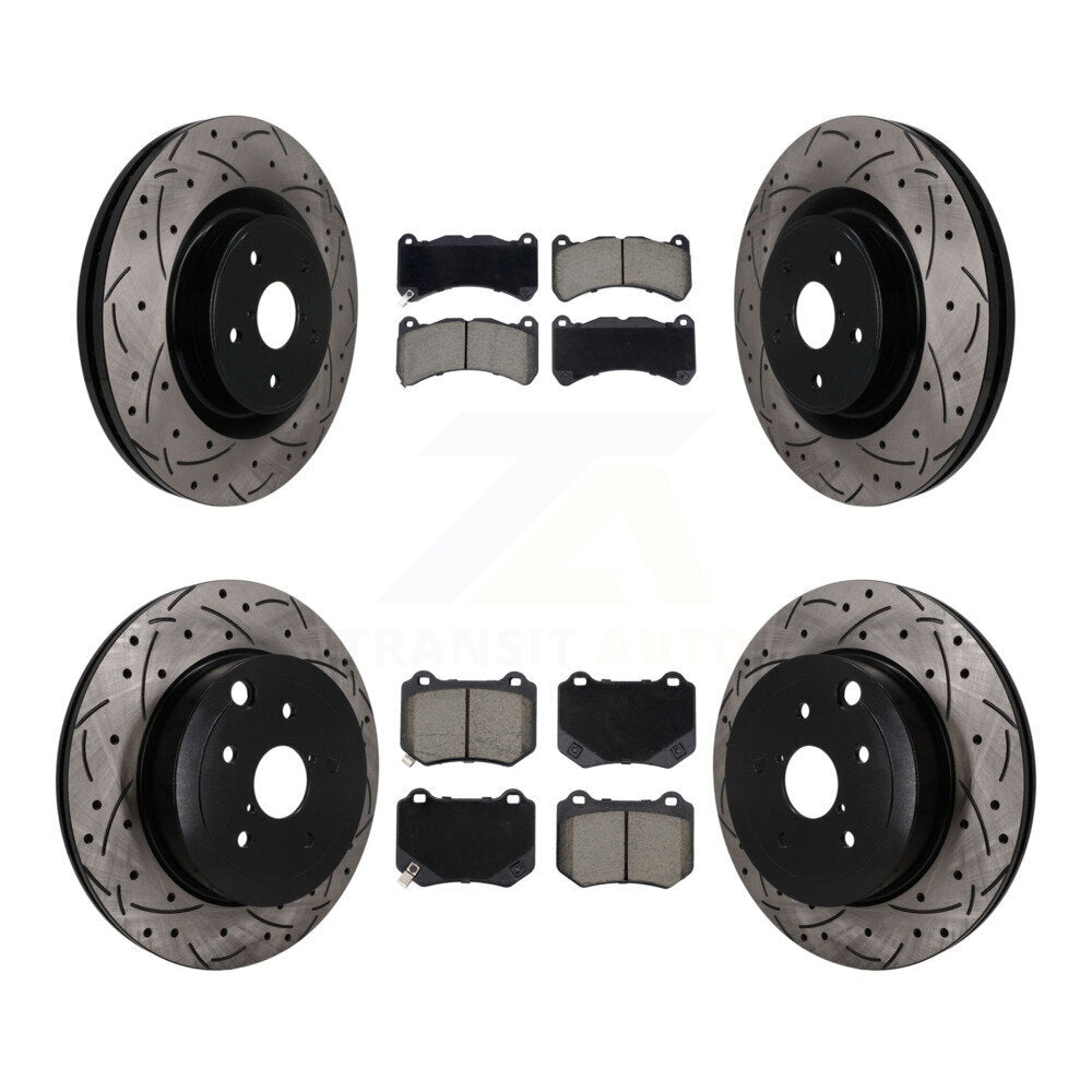 Transit Auto KDC-101713 Disc Brake Kit for 2018-2020 Subaru WRX STI - Front and Rear product image
