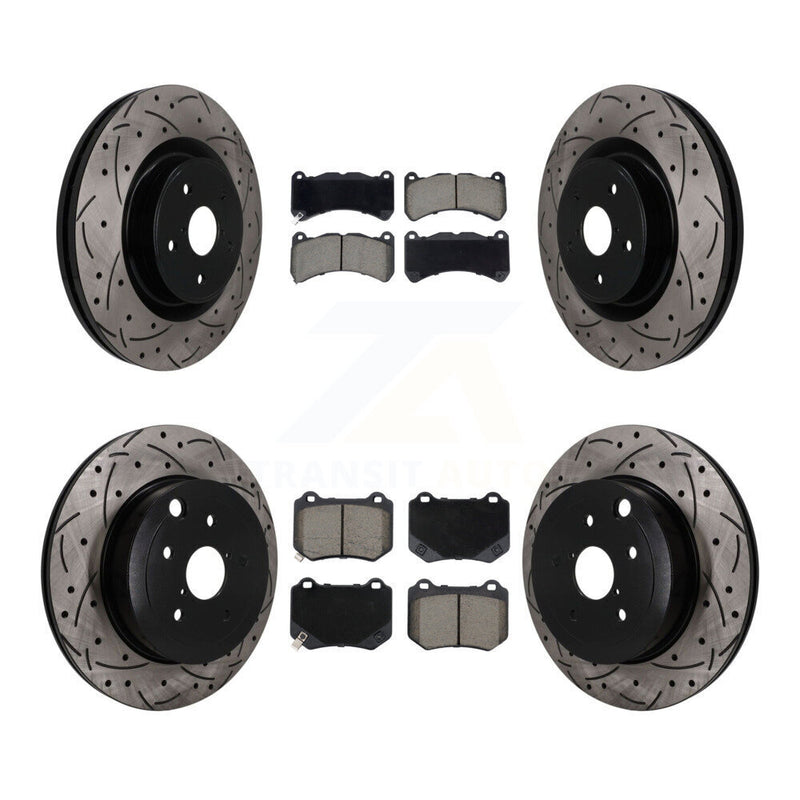 Transit Auto KDC-101713 Disc Brake Kit for 2018-2020 Subaru WRX STI - Front and Rear product image