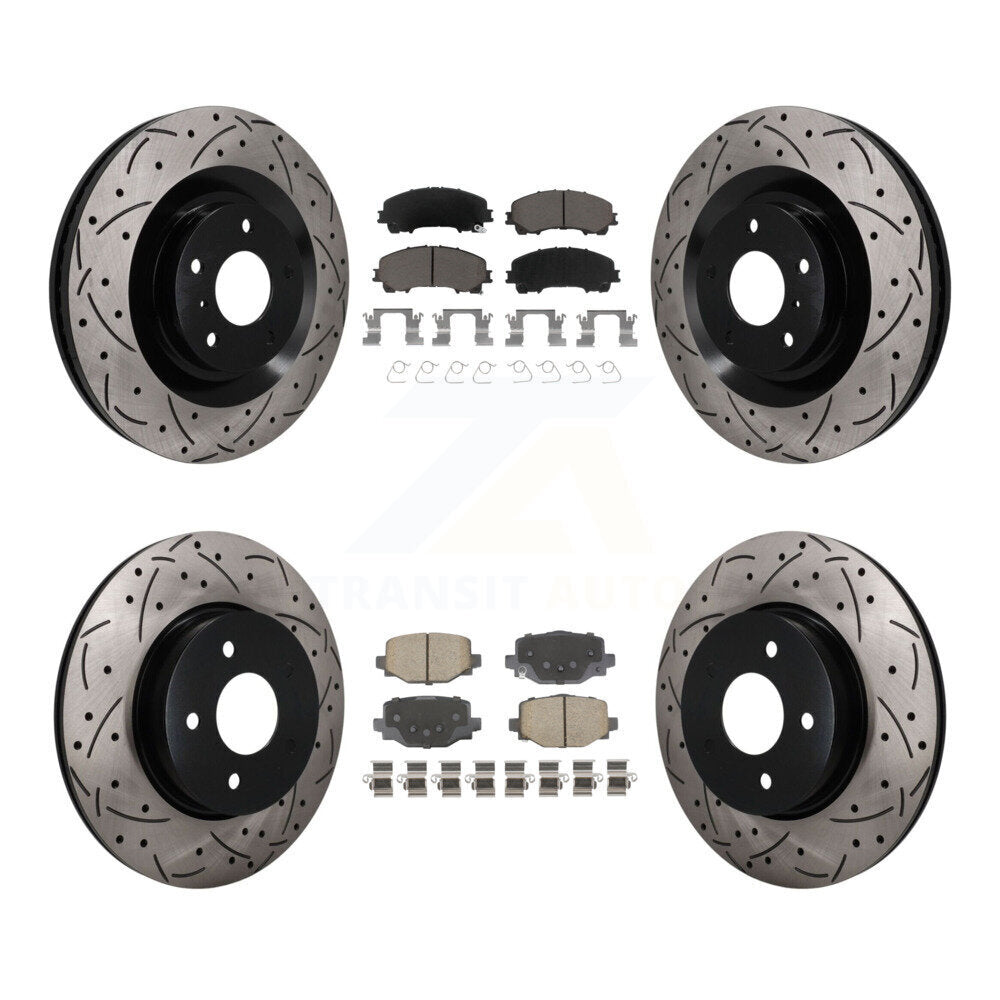 Transit Auto KDC-101714 Disc Brake Kit for 2019-2023 INFINITI QX55, INFINITI QX50 - Front and Rear product image