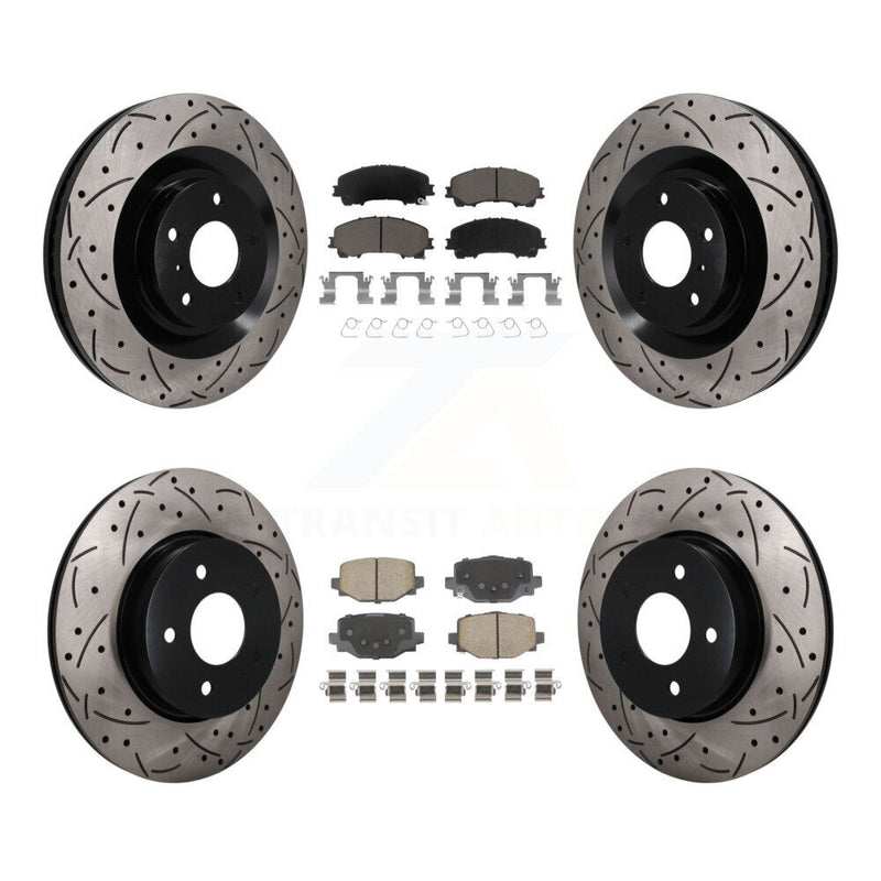 Transit Auto KDC-101714 Disc Brake Kit for 2019-2023 INFINITI QX55, INFINITI QX50 - Front and Rear product image