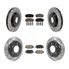 Transit Auto KDC-101715 Disc Brake Kit for 2021-2024 Hyundai Elantra - Front and Rear product image