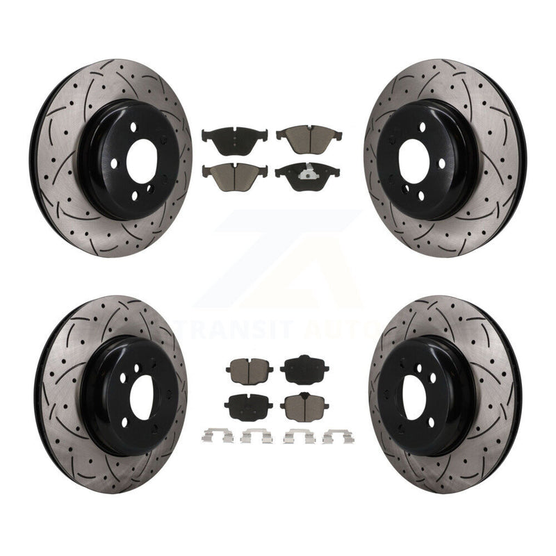 Transit Auto KDC-101717 Disc Brake Kit for 2011-2018 BMW 640i xDrive, BMW 640i xDrive Gran Coupe, BMW 640i Gran Coupe & more - Front and Rear product image