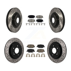 Transit Auto KDC-101718 Disc Brake Kit for 2019-2020 Hyundai Santa Fe - Front and Rear product image