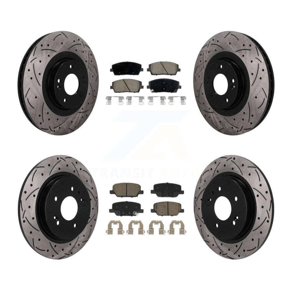 Transit Auto KDC-101719 Disc Brake Kit for 2020-2024 Hyundai Palisade, Kia Telluride - Front and Rear product image