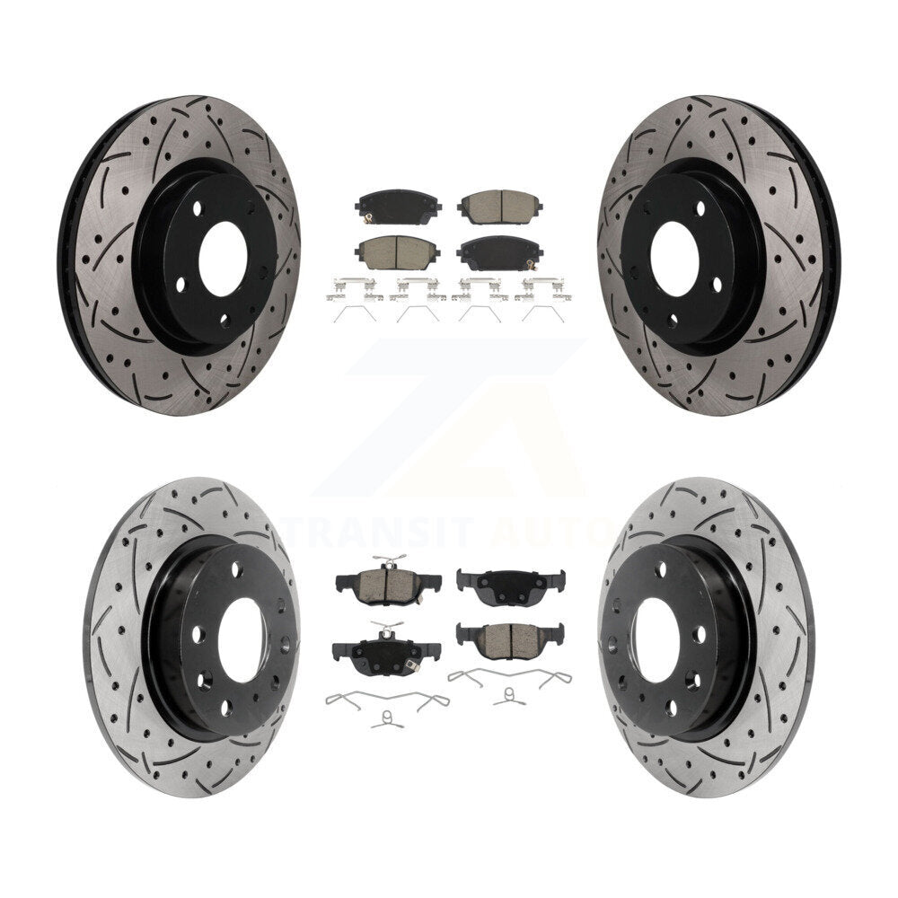 Transit Auto KDC-101721 Disc Brake Kit for 2019-2023 Mazda 3, Mazda 3 Sport - Front and Rear product image
